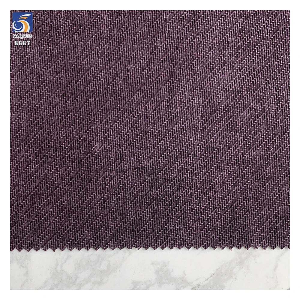 A8887 280g Custom Linen-Like 100% Cotton Twill Fabric Comfortable Soft Twill Chino Cotton Fabric for Casual Clothes - 图片 5