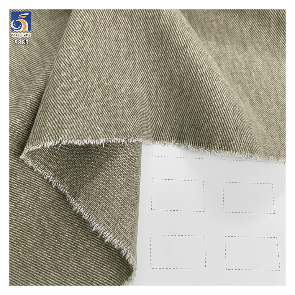 A8885 7*7 400g Heavy Weight No-Wash Cotton Soft Twill Fabric Top Quality 100% Cotton Twill Fabric for Garments - 图片 4