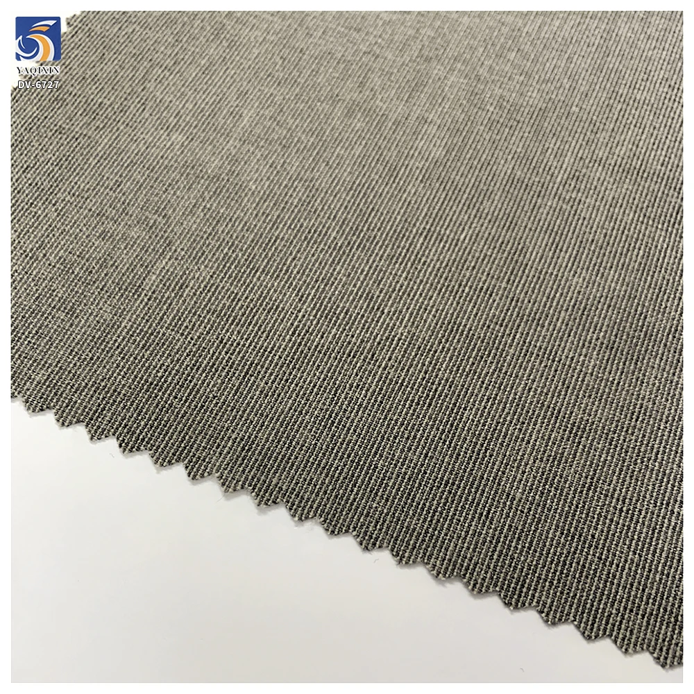SL-1377 Solid 250gsm Premium TR Polyester Rayon Spandex Stretch Suiting Fabric Wrinkle Resistant TR Fabric for Business Suit - 图片 2