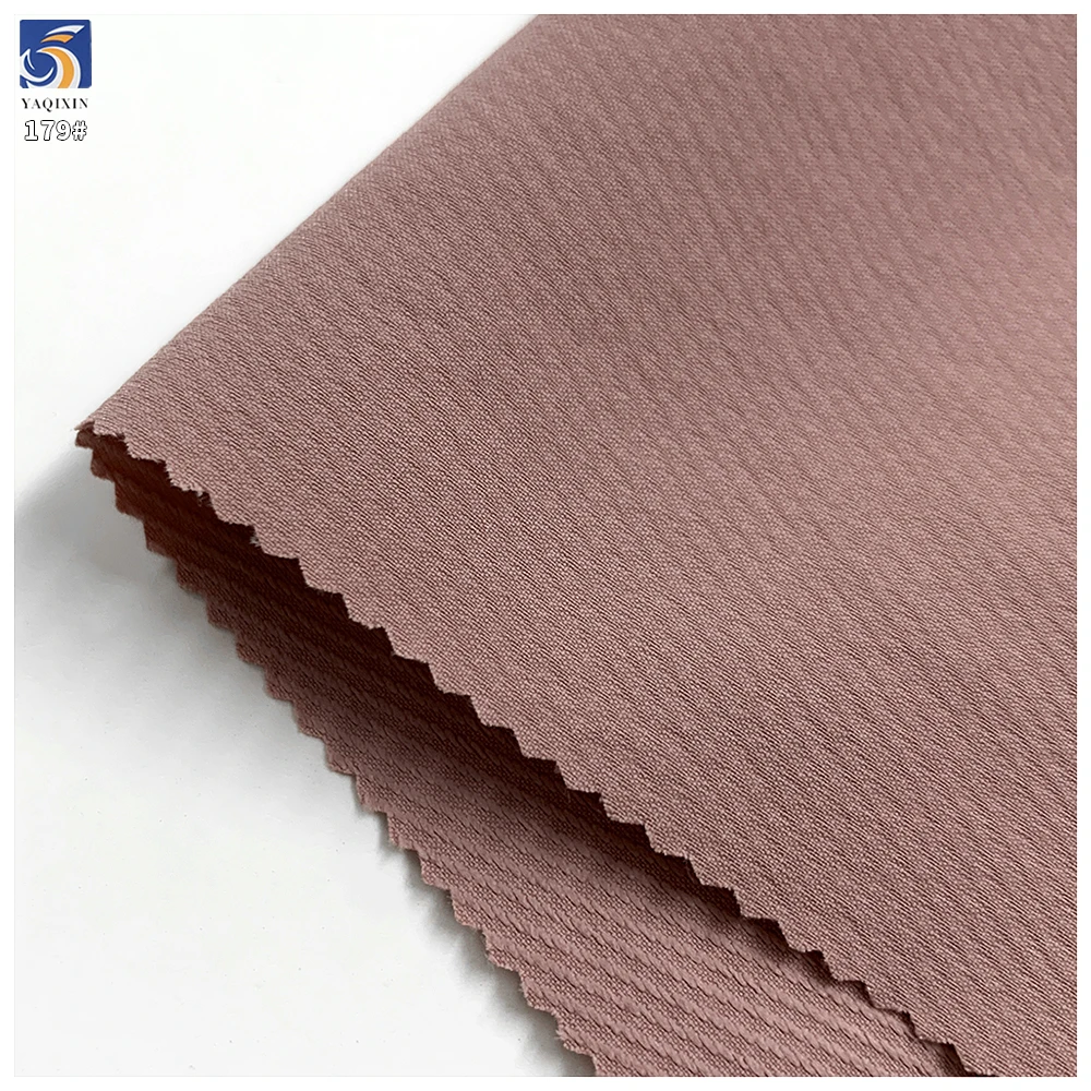 Y-179 145g 1 Yard MOQ Spring Lightweight Thin 100% Polyester Soft Antistatic Fine Twill Fabric for Trench Coat Windbreaker - 图片 3