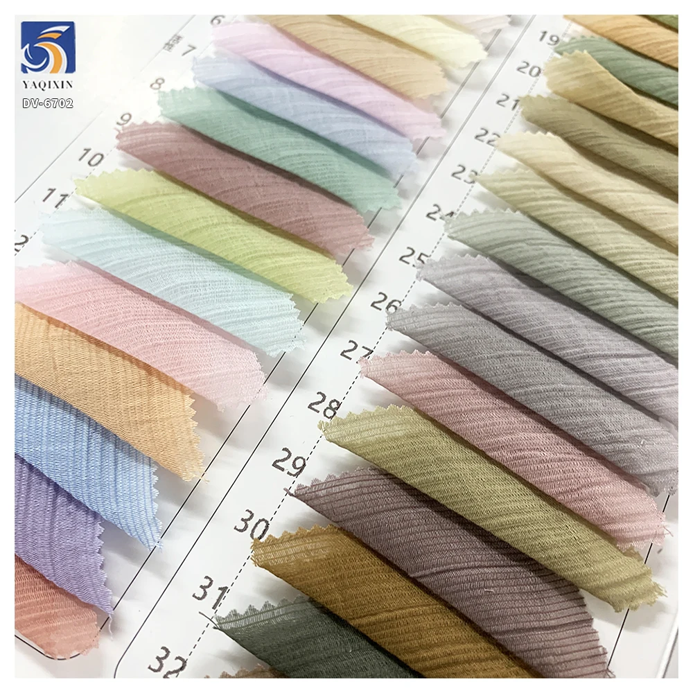 DV-6702 OEM Custom 100gsm Peach Pink Thickened 80 Ten-cel 20 Nylon Blend Striped Fabric for Fashion Clothing - 图片 5