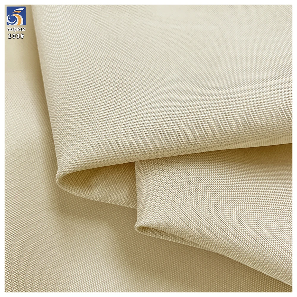 Y-103 Customized Price 170g Beige 100% Polyester Large Oxford Antistatic Waterproof Fabric for Men Windbreaker Jacket - 图片 4