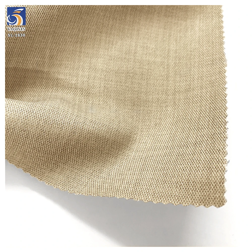 SL-1830 Wholesale 180gsm 3/1 Twill Weave 100% Polyester Soft Drape Twill Fabric 150cm Medium Weight for Wide Leg Pants - 图片 2