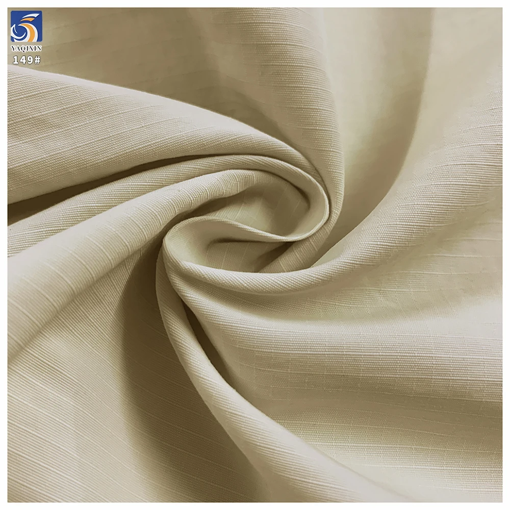 Y-149 Factory Direct Woven Taslan 3mm Grid Matte Texture 100% Nylon Water Resistant Fabric Soft for Trench Coat/Hat/Bag - 图片 5