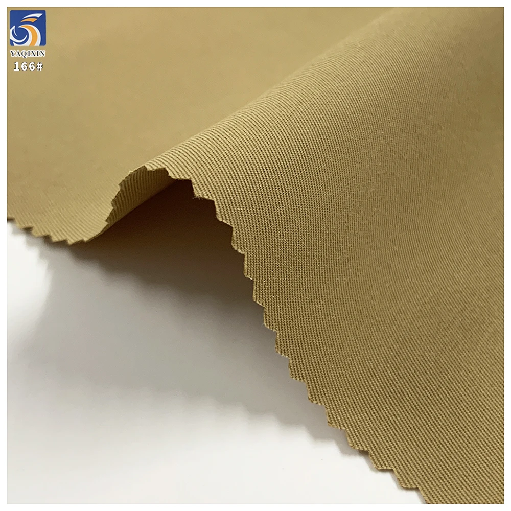 Y-166 150g High Quality T800 100% Polyester Waterproof Micro Fine Twill Fabric 150cm for Mens Cargo Pants Trousers - 图片 2
