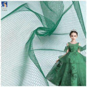 YX1540 20GSM 100% Polyester Hard Tulle Mesh Fabric 170CM Wide for Flower Wrapping and Petticoat Making