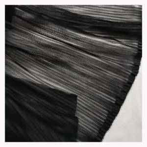 100%Polyester Ivory Pleated Tulle Fabric Crinkle Pleated Crepe Mesh Fabrics - 100% Polyester, 30 gsm, 160 CM, Mesh, Skirt...