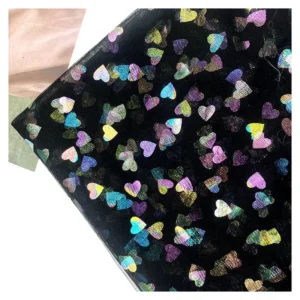 2025 Wholesale Valentine Heart Print Film Fabric | Girls Lace Dress Material | OEKO-TEX Certified | US Market - 100%...