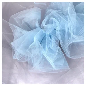 20GSM Hard Net Mesh Tulle Polyester Veil Children's Tulle Dress Tulle Wholesale Diamond Stiffened Fabric - 100% Polyester...