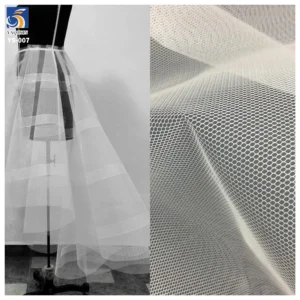 500 Colors Stock Wholesale 40D Nylon Tulle Fabric Polyester Mesh Net Fabric for Wedding Dress - 100% Nylon, 25 gsm, 160 CM...