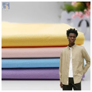 A2060 Hot 125gsm Yellow Washed Fine-Twill Thailand 100% Cotton Fabric for Children's Clothing - 100% Cotton, 100% Contton...