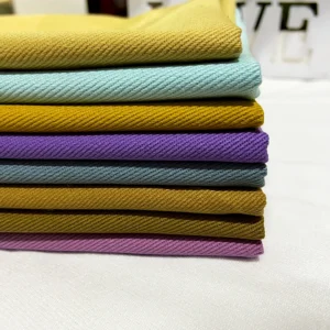 A2181 7S*7S 360gsm 100% Cotton Twill Factory Dyed Workwear Fabric Heavyweight Coarse Card Twill Cotton Fabric - 100% Cotton...