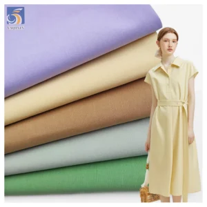 A2216 32S 150gsm White 60% Polyester Lyocell 40% Cotton Poplin Fabric Best Price by Per Meter - 60% Polyester 40% Cotton...