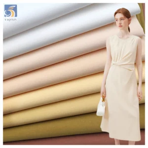 A2218 Guangzhou Textile Company Woven Woman Dress Shirts 50 Modal 50 Cotton Poplin Fabric 125gsm - Modal, Cotton, 125 gsm...