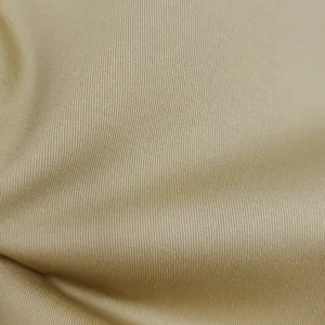 A2272 Khaki 255gsm Washed Polyester Cotton Spandex Stretchy Fabric 32*16 Twill Mercerized Cotton Fabric for Trousers...