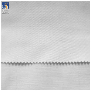 A2354 White Multifunctional TC Twill Fabric Polyester Cotton Twill Non-Elastic TC Cotton Fabric for Pants Work Clothes...