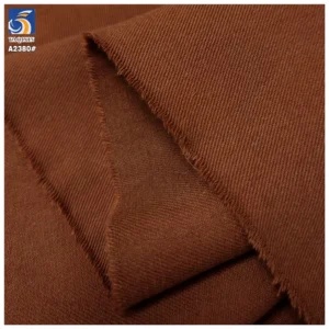 A2380 Best Selling 185gsm Lightweight Washed Super Soft Twill Solid Color 100 Cotton Fabric Woven Garments - 100% Cotton...