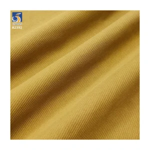 A2392 Wholesale Customized 200gsm TR Texture Khaki Double Twill 100% Cotton Fabric Double Twill Cotton Chino Fabric - 100%...