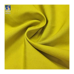 A2422 140g/m² 55% Cotton 45% Lyocell Washed Cotton Plain Poplin Fabric Soft and Skin-Friendly Shirt Dress Fabric - 55%...