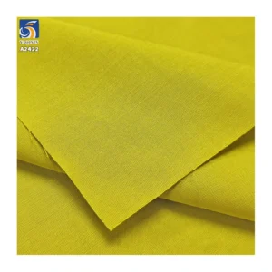 A2422 140g/m² 55% Cotton 45% Lyocell Washed Cotton Plain Poplin Fabric Soft and Skin-Friendly Shirt Dress Fabric - 55%...