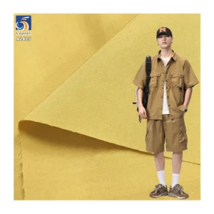 A2425 200g/m² 60% Cotton 40% Modal Blend Fine Twill Fabric Skin-Friendly and Breathable Shirt Wide-Leg Pants Twill Fabric...