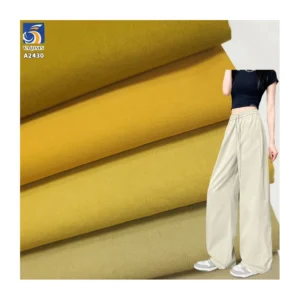 A2430 160g/m² 65% Cotton 35% Nylon Blended Thickened Plain Poplin Fabrics 50s Windbreaker Shorts Poplin Cotton Fabric - 65%...