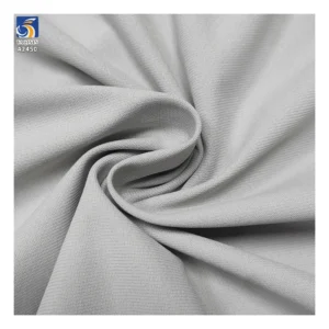 A2450 210gsm Textured Woven Plain Poplin Navy Blue Fabric 47% Polyester 53% Composite Material Stretch Thin Pants Fabric...