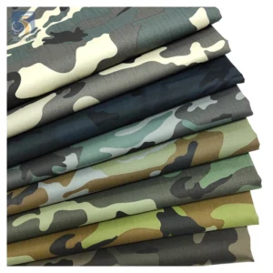 A265 Guangzhou Zhongda Fabric Market Stock Lot Cheap Cotton Polyester Nylon Material Camouflage Fabric by the Yards...