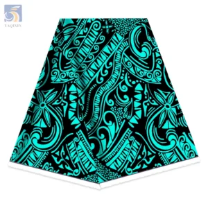 African Woman Textile Fabric Cameroon Nigeria Tribal Pattern Polyester Fabric 100 Polyester Print Fabric - 100% Polyester...