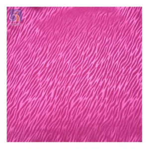 Bright Purple 100 Polyester Leopard Pattern Jacquard Satin Fabric for Sleeveless Skirts Sexy Style - 100% Polyester, 130...