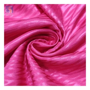 Bright Purple 100 Polyester Leopard Pattern Jacquard Satin Fabric for Sleeveless Skirts Sexy Style - 100% Polyester, 130...