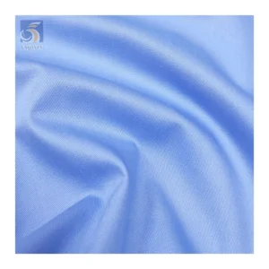 CX-6041 CVC 40% Polyester and 60% Cotton Manufacturer Twill Fabric Blue Comfortable Shirt Pants Fabric - Polyester, Cotton...