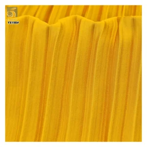 Cheap 4810 Polyester Matte Dull Pleated Satin Fabric 150gsm 7mm Size Pleated Accordion Satin Fabric Straightening...