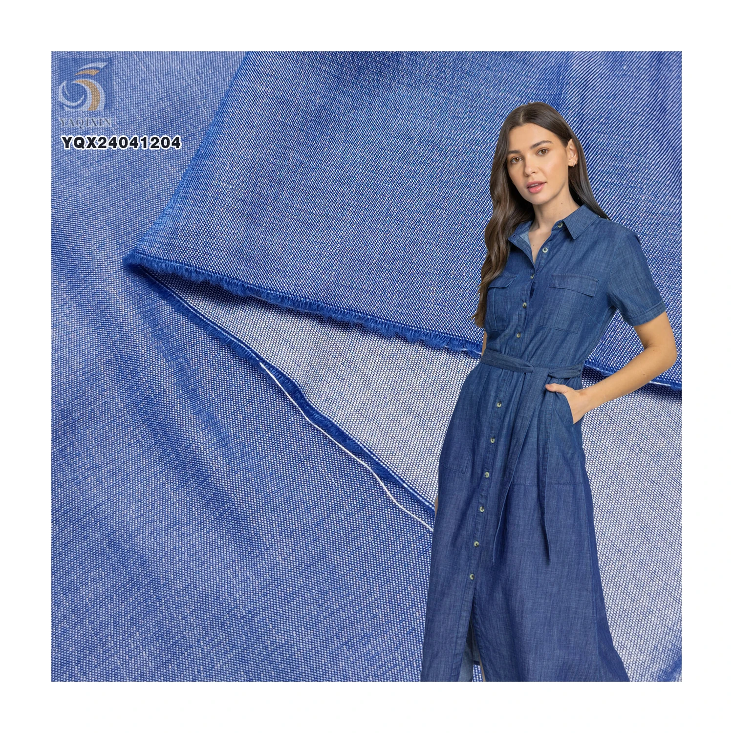 Cheap Prices Denim Jeans Fabrics 120gsm Light Weight Thin Soft Rayon/Polyester Denim Fabric for Shirts and Dresses - Rayon...