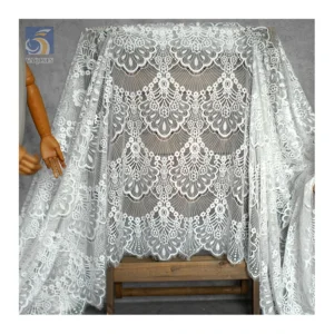 China Novel Design Knit Eyelash Lace Fabrics for Curtains Tablecloths Clothing Home Textiles 1.5M*2M - 100% Polyester, 100G...