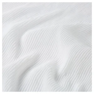 China Supplier Premium Pure White Dyed Wrinkle Crinkle Chiffon Fabric Roll - 100% Polyester, 100 gsm, 150 CM, Fabric...