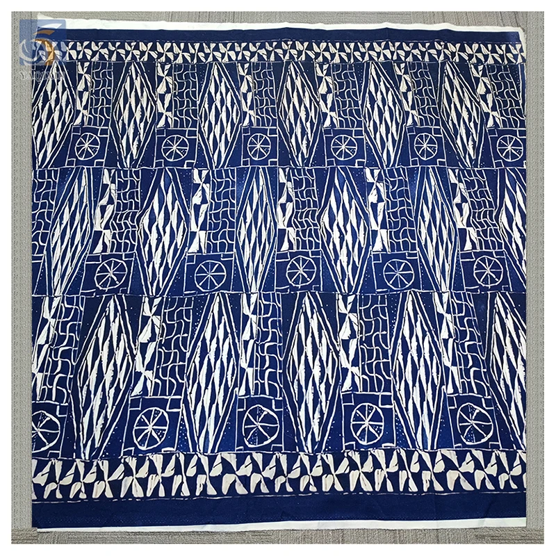 Custom Pattern Printed Cotton Canvas Fabric Polynesian 100% Cotton African Tribal Ethnic Print Fabric - 100% Cotton, 330...
