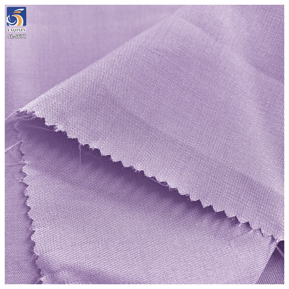DV-6677 Factory 100gsm Fine Twill Fabric 50 Rayon 50 Polyester Soft Lightweight Dress Shirt Twill Fabric Textile Wholesale...
