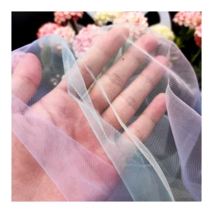 DX143 Rainbow Digital Print Mesh Net Fabric Polyester Soft Gradient Rainbow Tulle Fabric Baby Dress Fabric - 100% Polyester...