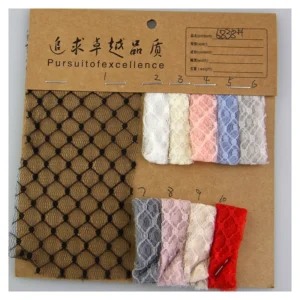 DX94 Wholesale Polyester Knitting Polka Dot/Plaid Tulle Mesh Fabric Jacquard Mesh Underwear Mesh Knit Fabric for Clothing...