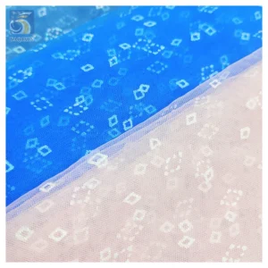 Diamond Shape Design Colorful Glitter Tulle Net Mesh Fabric Wedding Bling Bling Sparkle Bright Drill Tulle Mesh Fabric...