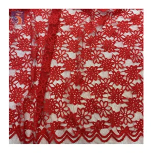 European French Chantilly Lace Fabric Custom Mesh Lace Elastic Dress Chantilly Lace Fabric - 100% Polyester, 260 G, 152 CM...