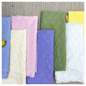 Fabric Chiffon Polyester Cheongsam Hanfu Woven Fabric Four-way Stretch Heart Jacquard Customized 100% Polyester Embossed...
