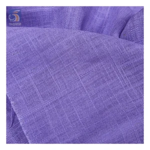 Factory Spot 180gsm 12*12 Eco-friendly 30% Linen 70% Cotton Blended Fabric Soft Woven for Shirts Dresses Garments for Boys...