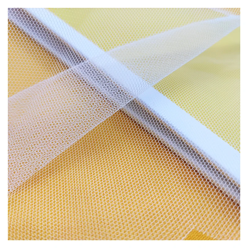 Firm Stiff Feel Tulle 40A 100% Polyester Mesh Fabric for Wedding Dress - 100% Polyester, 30 gsm, 160 CM, Tulle Fabric...