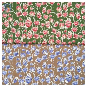 Free Samples Stock Lot Woven Small Floral Cotton Lawn Fabric Poplin 100 Cotton Printed Fabric - 100 Cotton, Poplin Cotton...