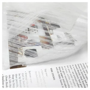 Good Price Polyester Pleated Elastic Wrinkle Pure White Tulle Mesh Fabrics for Clothing Wedding Dress - 100% Polyester, 60...