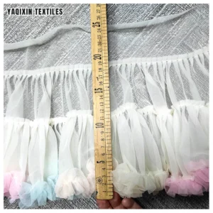 Guangzhou Manufacturer New Arrival Children Girls Sweet Princess Tutu Skirt Pettiskirts Tulle Ruffle Mesh Skirt - 100%...