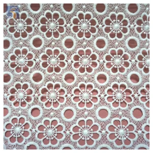Guangzhou Wholesale Price Reasonable Price Latest African Water Soluble Polyester Lace Fabric for Nigerian Bridal - 100%...