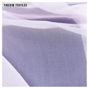 Guangzhou Zhongda Custom Elastic Power Mesh Fabric 30D Soft Polyester Spandex Stretch Tulle Mesh Fabric - 100% Polyester, 35...
